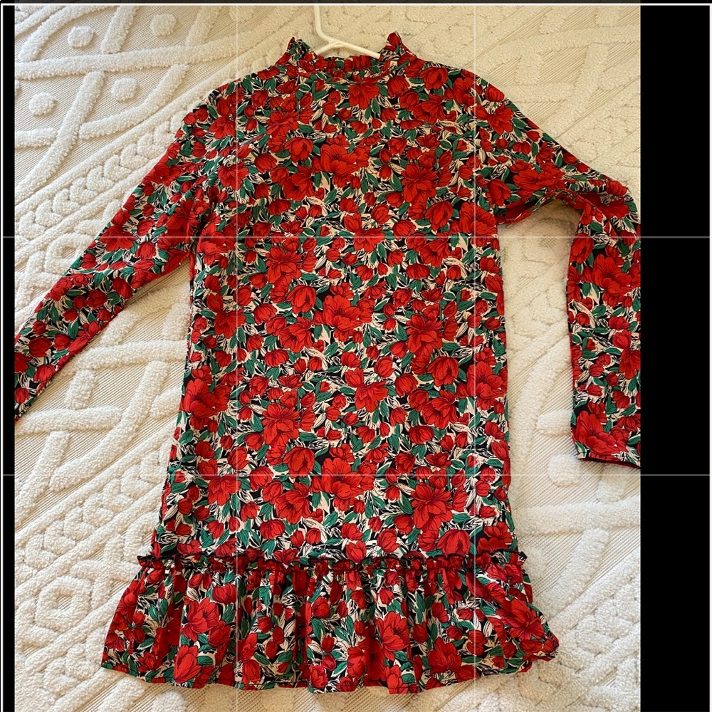 ASOS Red Floral Mini Dress